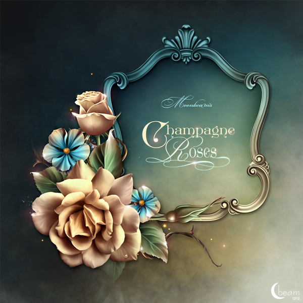 Moonbeam's "Champagne Roses" (FS/CU) - Click Image to Close